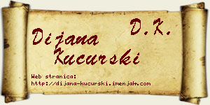 Dijana Kucurski vizit kartica